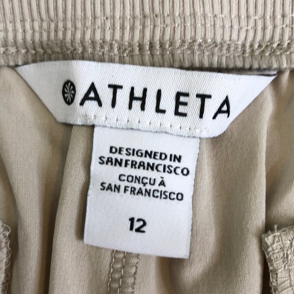 ATHLETA BROOKLYN MID RISE ANKLE PANT Wrinkle Resistant Stretch Fabric Size. 12 - Picture 3 of 13